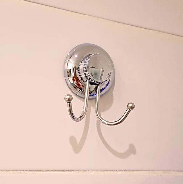 Enayi askı - banyo mutfak paslanmaz çelik çift kanca güçlü vakum emme.