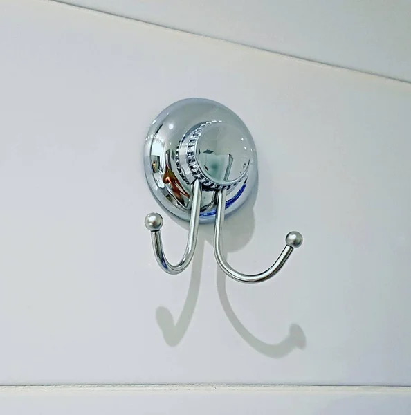 Enayi askı - banyo mutfak paslanmaz çelik çift kanca güçlü vakum emme.