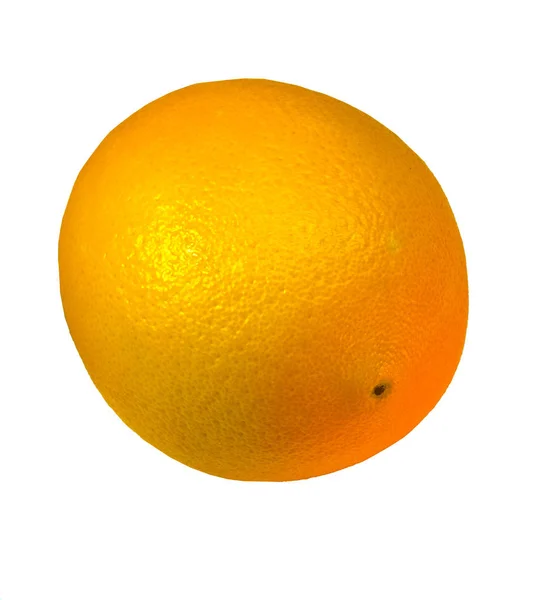 Een Lichte Rijpe Sappige Oranje Vrucht Zojuist Genomen Uit Boom — Stockfoto