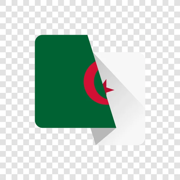 République Algérienne Démocratique Populaire Drapeau National — Image vectorielle