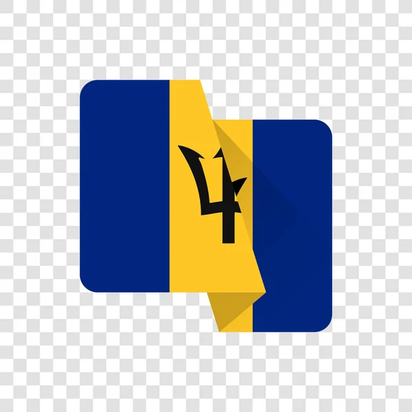 Barbados Bandera Nacional — Archivo Imágenes Vectoriales