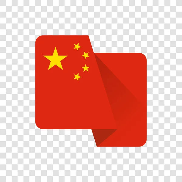 Peoples Republic China Nationale Vlag — Stockvector