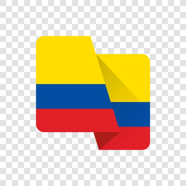 Republic Ecuador National Flag — Stock Vector