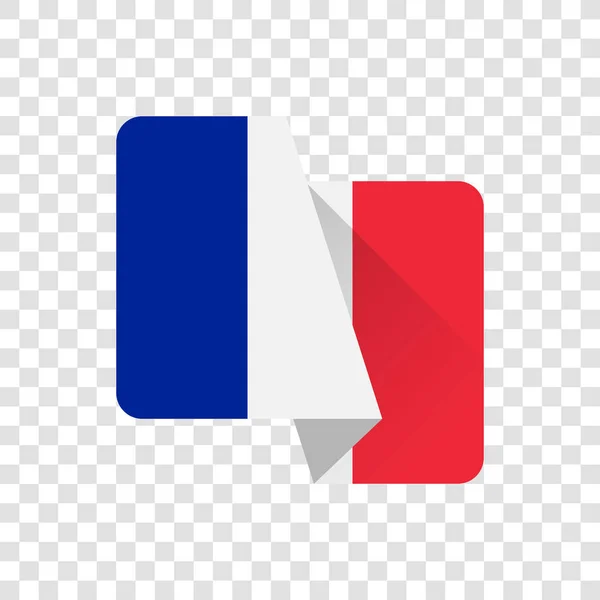 République Française Drapeau National — Image vectorielle