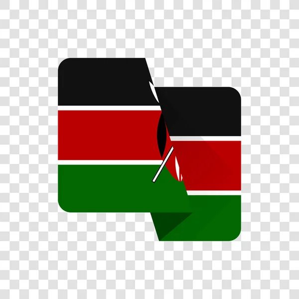 Repubblica del Kenya — Vettoriale Stock