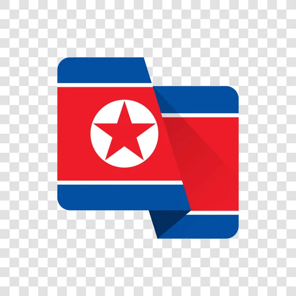 Demokratiska folks republik av korea — Stock vektor