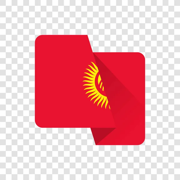 République kirghize — Image vectorielle
