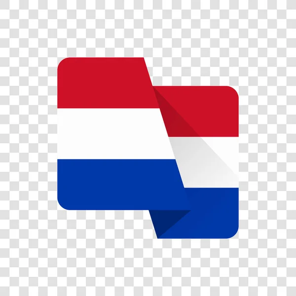 República Paraguai Bandeira Nacional —  Vetores de Stock