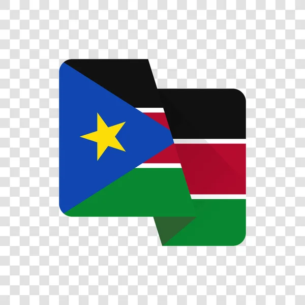 Repubblica Del Sudan Del Sud — Vettoriale Stock
