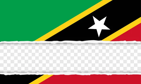 St. Kitts & Nevis Szövetsége — Stock Vector
