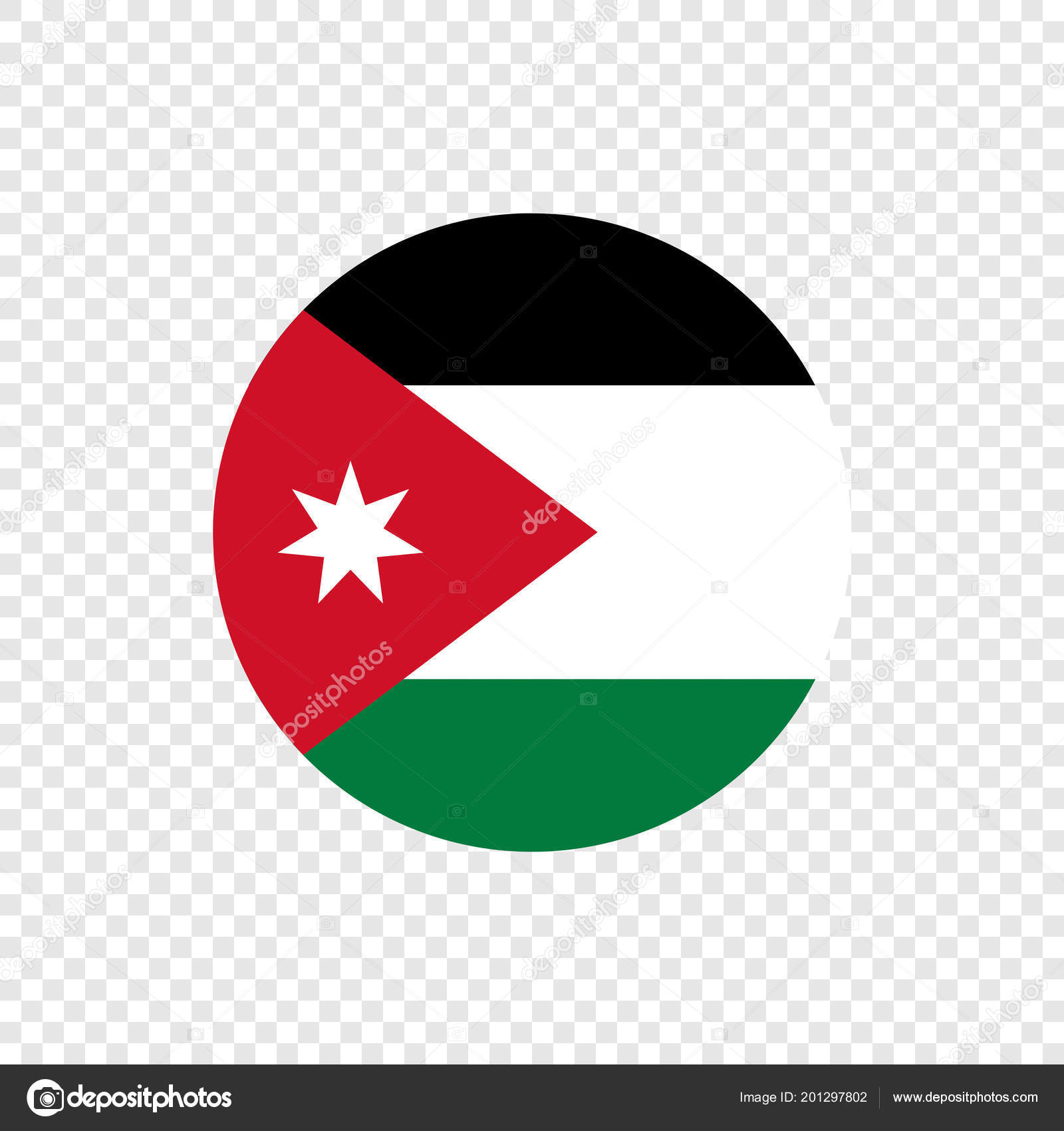 hashemite kingdom of jordan flag