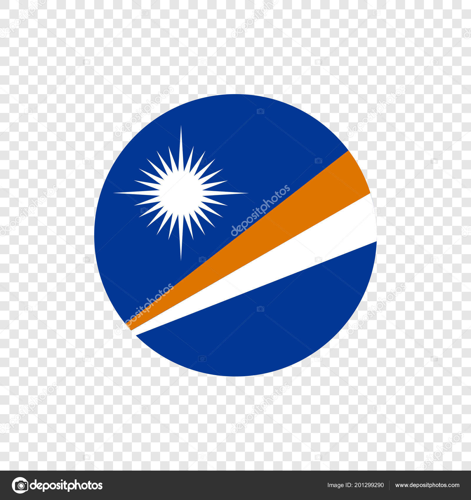 马绍尔群岛共和国向量圈子旗子图库矢量图©RFO 201299290