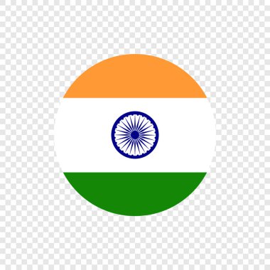 Republic of India - vektör daire bayrak
