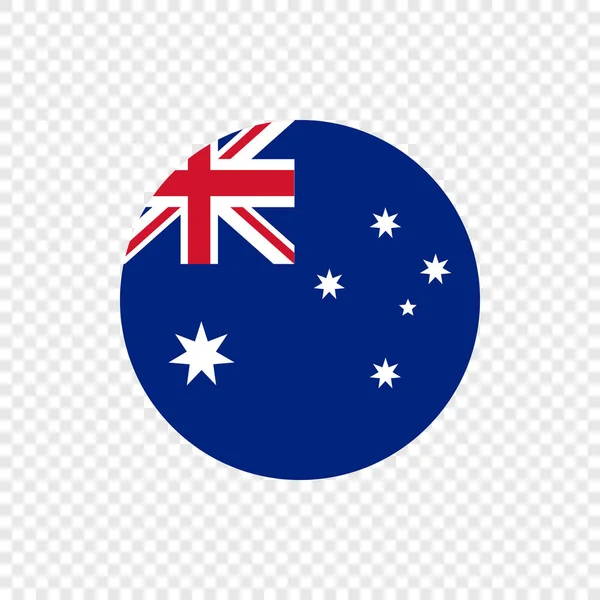 Comunidade Austrália Vector Circle Flag — Vetor de Stock