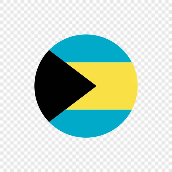 巴哈马的联邦 矢量圈子旗子 — 图库矢量图片