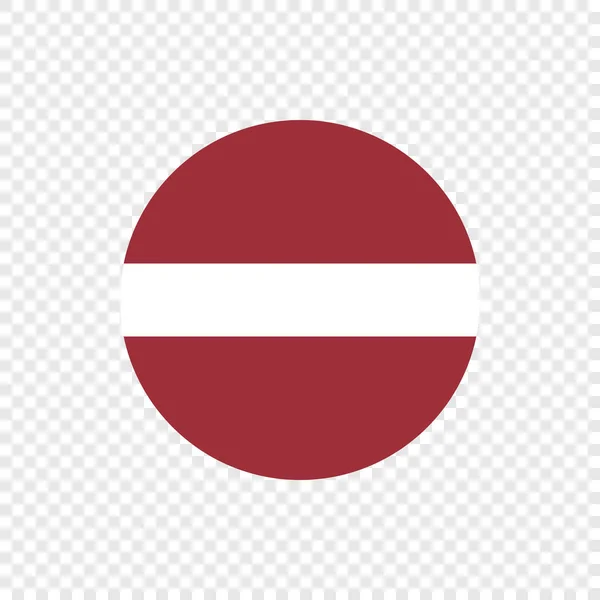 Λετονία Διάνυσμα Κύκλο Σημαία — Διανυσματικό Αρχείο