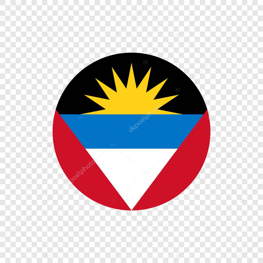 Antigua & Barbuda - Vector Circle Flag