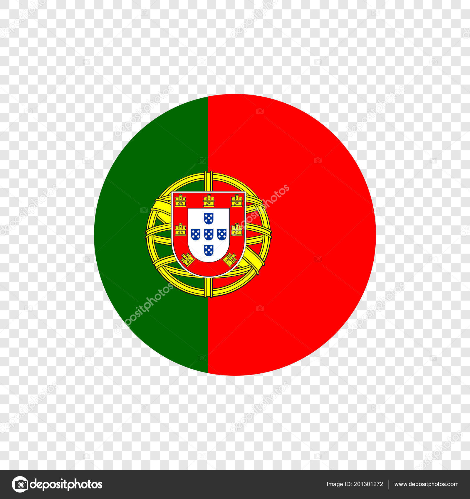 Download Circle flag portugal | Republic Portugal Vector Circle ...
