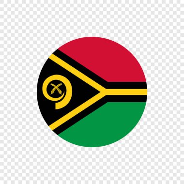 Vanuatu Cumhuriyeti - vektör daire bayrak