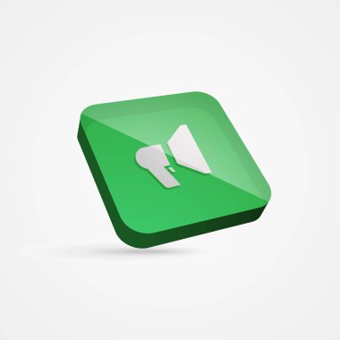 Hoparlör 3d telefon simgesi