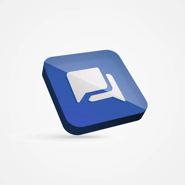 Live Chat Mobile Icon – stockfoto