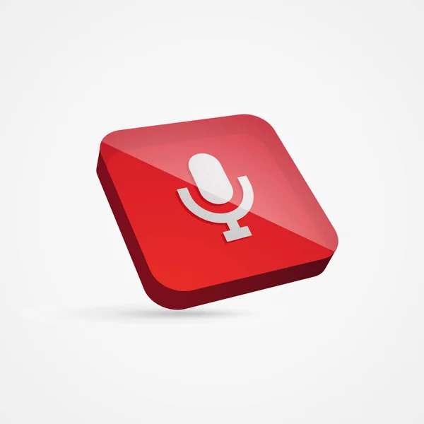 Mic 3D Mobile Icon