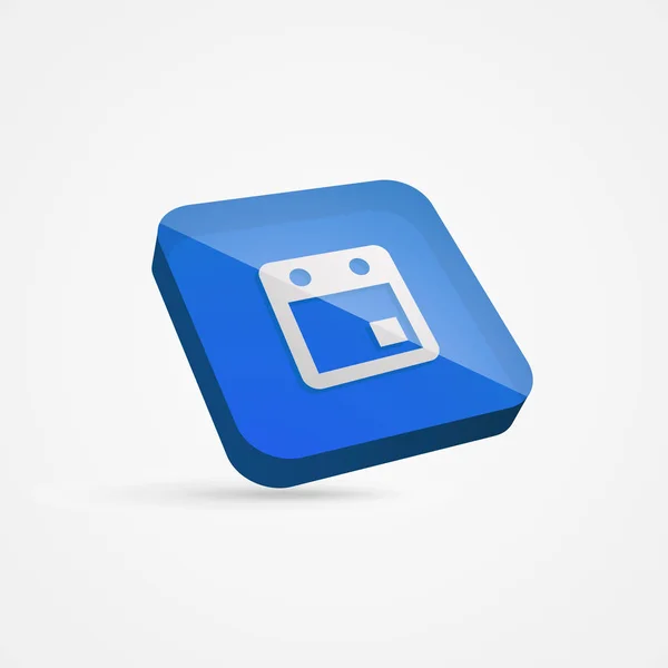 Calendar 3D Mobile Icon