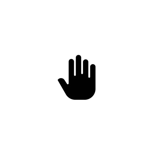 Hand Piktogramm Zeichenvektor — Stockvektor