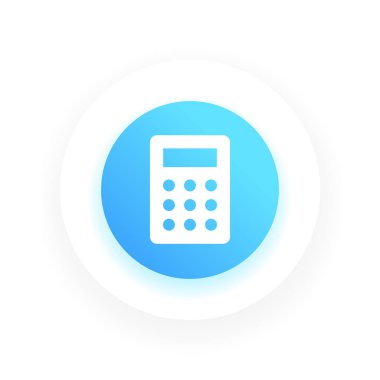 Hesap makinesi ekibimizi işareti vektör