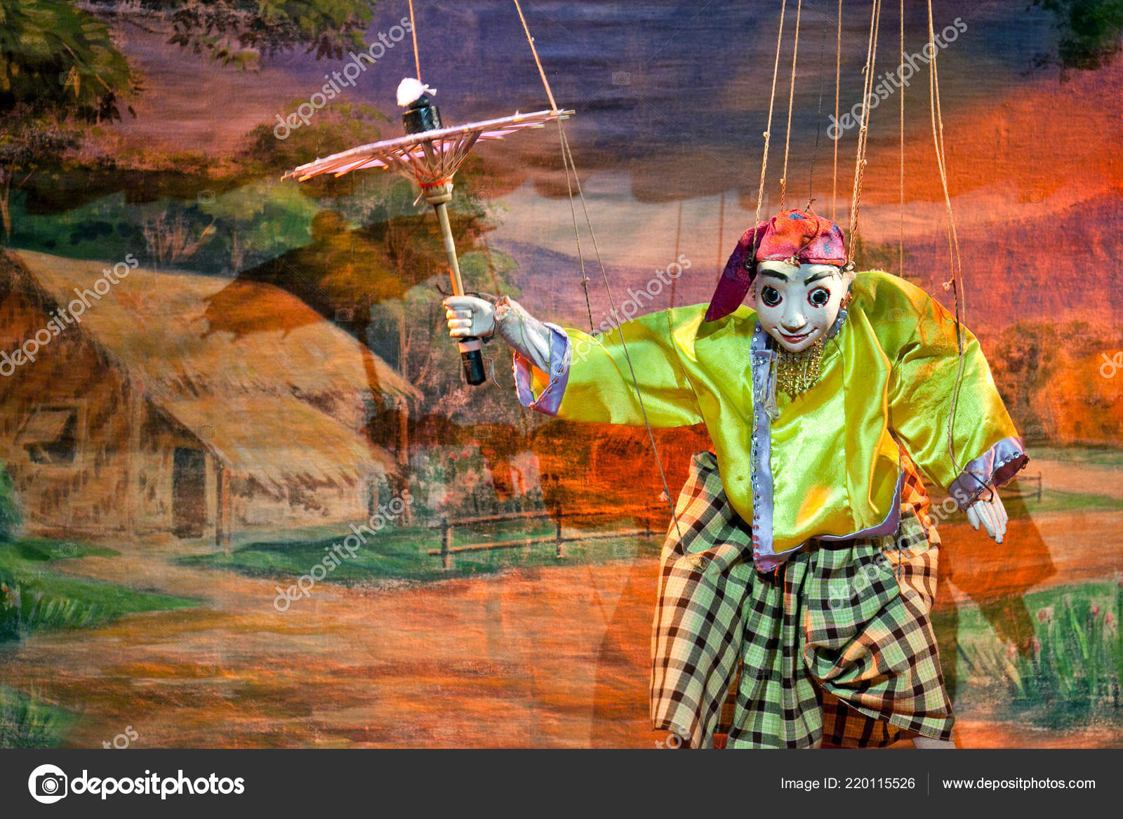 Evening Puppet Show Mandalay Marionette Theatre Mandalay Myanmar Stock Editorial Photo C Zzvet