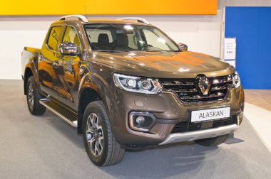 Tartu-Eylül 29: Renault Alaska, üzerinde 29 Eylül 2018 Tartu Motoshow Tartu, Estonya