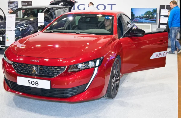 Тарту Сентября Peugeot 508 Tartu Motoshow Сентября 2018 Года Тарту — стоковое фото