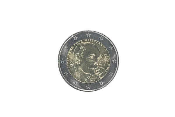 Пам'ятні монети 2 євро Франції Ліцензійні Стокові Зображення