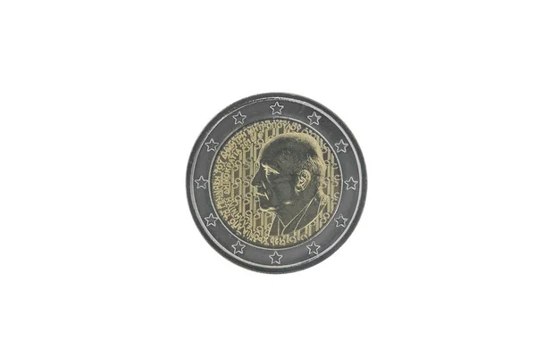 Пам'ятні монети 2 євро Греції Ліцензійні Стокові Зображення