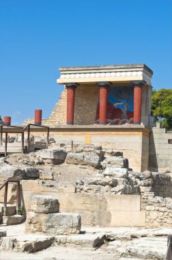 Geri yüklenen Kuzey ile boğa fresk şarj girişi