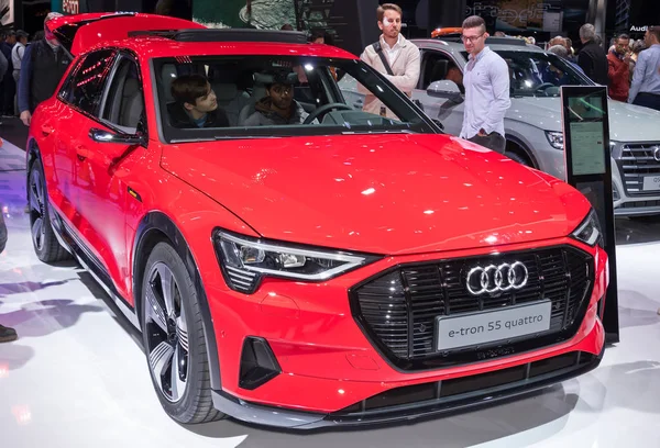 Audi E-Tron 55 quattro — Stock Photo, Image