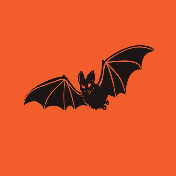 Vektor Isolierte Illustration Der Fledermaus Halloween Design — Stockvektor