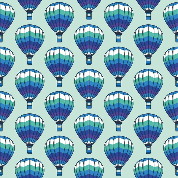 Vektor Nahtlose Muster Mit Hellen Luftballons Texturgestaltung — Stockvektor