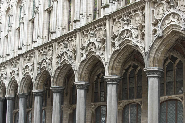 Mechelen België Juli 2015 Gotische Soportal Buiten Het Stadhuis Gelegen — Stockfoto