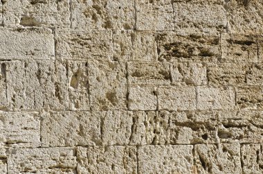 rustik kum blok duvar güneş ışığı altında