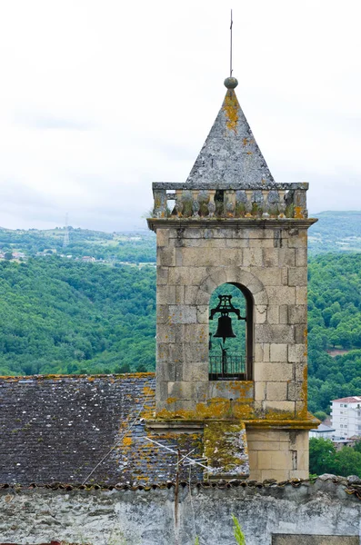 Starý Hrad Celé Lanškrounské Zvonice Lesy Pozadí — Stock fotografie