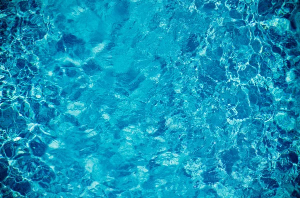 Élénk Kék Hullámos Víz Természetes Minta Jogdíjmentes Stock Képek