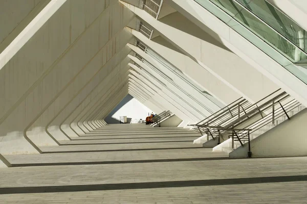 Diminishing Perspective View Modern Building Construction — Stock Photo, Image