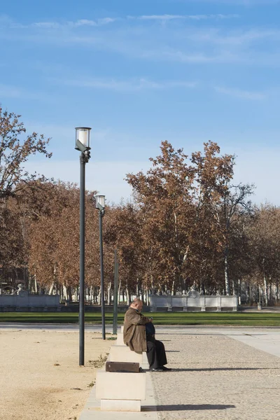 Trädgård Aranjuez Madrid Spanien Där Royal Palace Ligger — Stockfoto