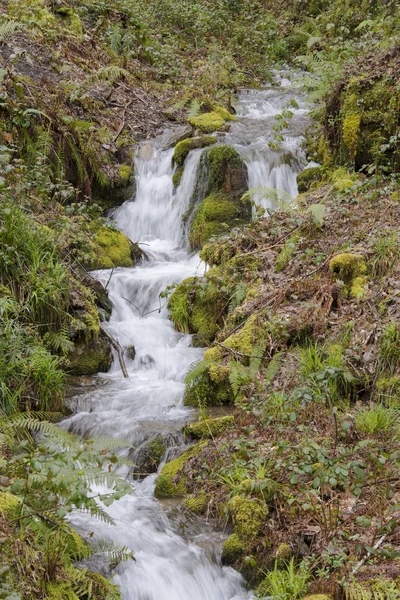 ガリシア スペインの高山の滝の詳細 — ストック写真