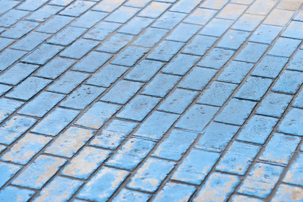 Detail Blue Pavement — Stock Photo, Image