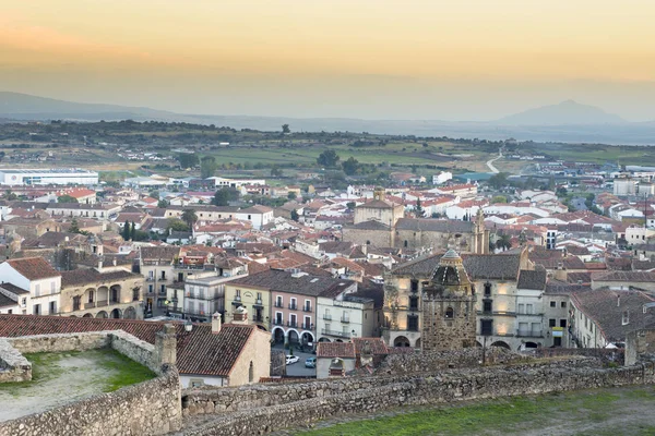 Vue Surélevée Vieille Ville Avec Des Bâtiments Authentiques — Photo