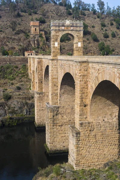 Puente Romano Alcántara Cáceres España — Foto de Stock