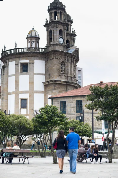 Spanje Oktober 2016 Ongeïdentificeerde Mensen Straat — Stockfoto