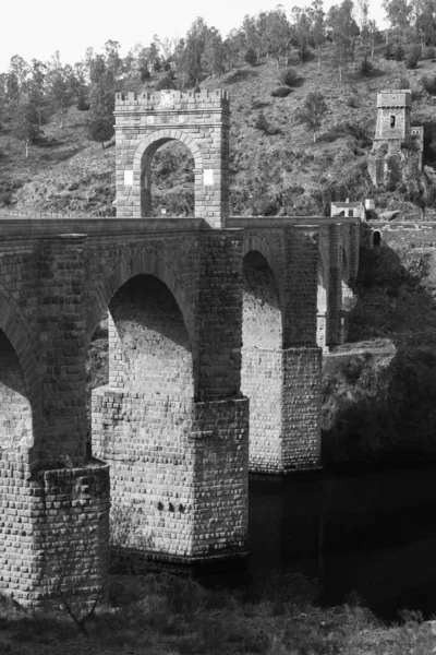 Ancient bridge of Alcantara in Caceres (Spain)